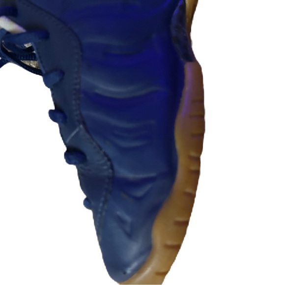 2020 Nike Little Posite One Pros “USA” Boys Size 3Y Navy and White Sneakers - Picture 13 of 14